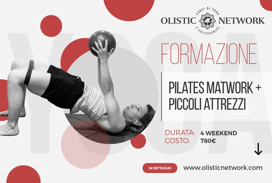 Formazione pilates matwork con piccoli attrezzi 