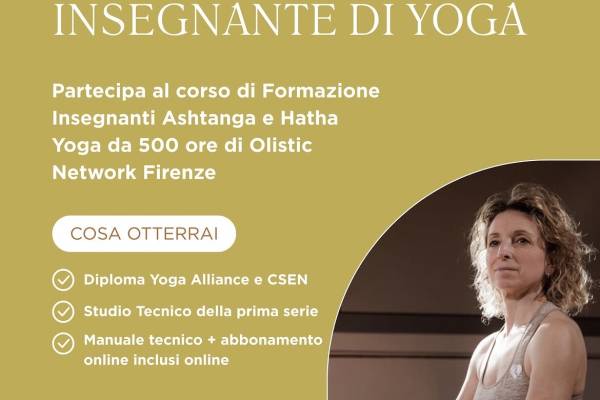 Formazione insegnanti yoga 250 o 500 ore