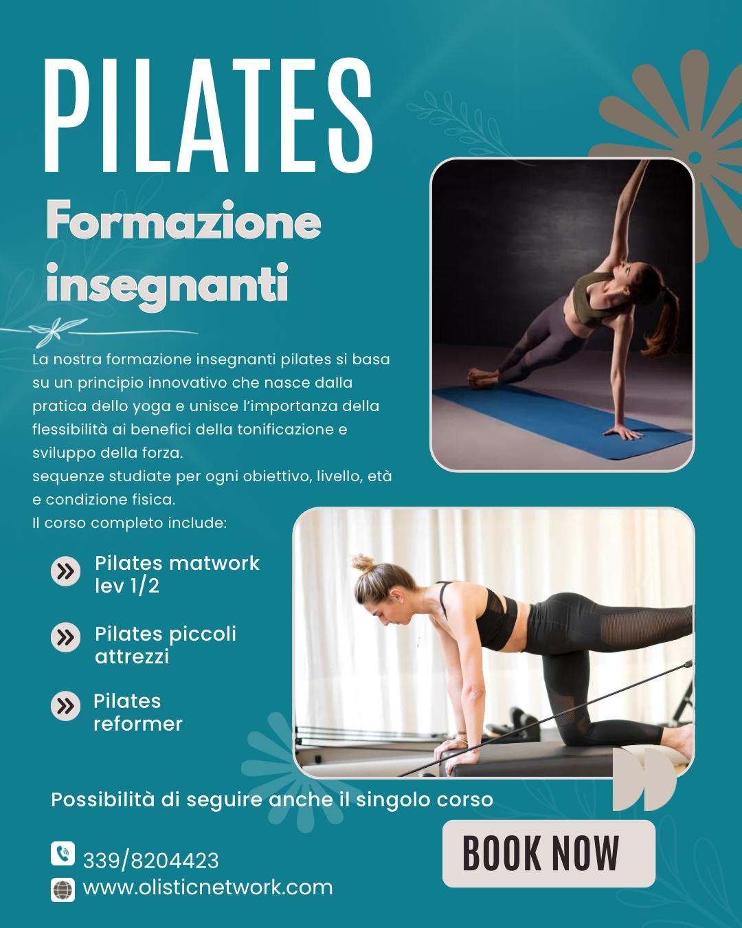 FORMAZIONE INSEGNANTI PILATES MATWORK E REFORMER 2025
